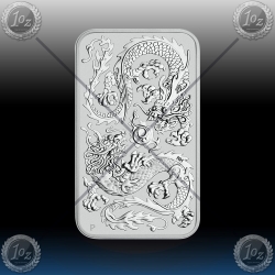 1oz "The Perth Mint" 1 Dollar 2020 (ORIENTAL DRAGON - Rectangular) BU