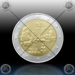 2 EVRO MALTA 2020 (Temples of Skorba) Mint Mark * KARTICA