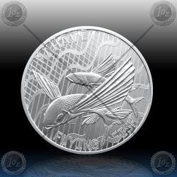 1oz TOKELAU 5 Dollars 2020 "HAHAVE - FLYING FISH" BU