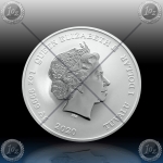1oz TUVALU $1 (SIMPSONS - Bart Simpson) 2020 * BU