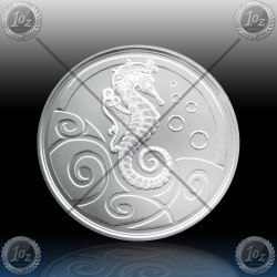 1oz SAMOA 2 Tala 2019 (SEAHORSE) BU