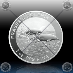 1oz AUSTRALIJA $ 1 DOLLAR 2021 (FRASER's DOLPHIN) BU 1oz AUSTRALIJA $ 1 DOLLAR 2021 (FRASER's DOLPHIN) BU