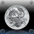 1oz AUSTRALIJA "The Perth Mint" 1 Dollar 2021 (Dragon) BU