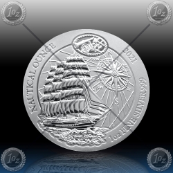 1oz RUANDA 2021 (Nautical Ounce - SEDOV) BU