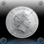 1oz SOLOMON ISLANDS $2 Dollras 2021 (Pirate Queens - ANNE BONNY) BU