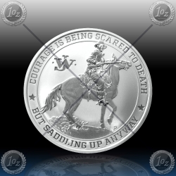 1oz TUVALU $1 Dollar 2021 (JOHN WAYNE the DUKE) BU