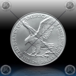 1oz ZDA $1 Dollar 2021 "AMERICAN Silver Eagle - Type 2" UNC