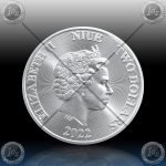 1oz NIUE 2 Dollars 2022 "ROARING LION" UNC 1oz NIUE 2 Dollars 2022 "ROARING LION" UNC