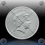1oz NIUE $2 Dollars 2021 (The Empress™  - Pirates of the Caribbean) BU