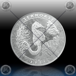 1oz SAMOA 2 Tala 2021 (SEAHORSE) BU