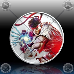 1oz TUVALU $1 Dollar 2022 (STREET FIGHTER - RYU) COLOR
