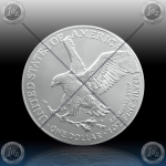 1oz ZDA $1 Dollar 2022 "AMERICAN Silver Eagle" UNC
