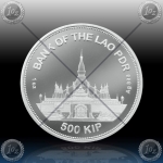 1oz LAOS (LAO  PDR) 500 Kip 2022 (PANTHERA TIGER) UNC