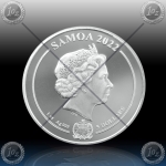 1oz SAMOA 5 Dollars 2022 (Looney Tunes - Daffy Duck) BU