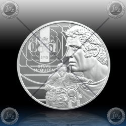 1oz SAMOA 5 Dollars 2021 (Steve McQueen - The King of Cool ) BU