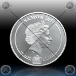1oz SAMOA 5 Dollars 2021 (Steve McQueen - The King of Cool ) BU