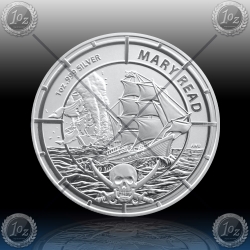 1oz SOLOMON ISLANDS $2 Dollras 2022 (Pirate Queens - Mary Read) BU