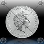 1oz SOLOMON ISLANDS $2 Dollras 2022 (Pirate Queens - Mary Read) BU