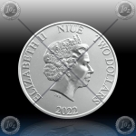 1oz NIUE $2 Dollars 2022 (Aquaman™) UNC