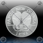 1oz PAPUA NEW GUINEA 1 Kina 2022 (Bird of Paradise) BU