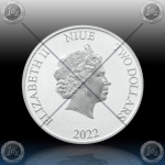 1oz NIUE 2 DOLLARS 2022 (DISNEY - Lady and the Tramp™) UNC