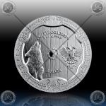 1oz GERMANIA 5 Mark 2022 (VALKYRIES - Hildegard) BU