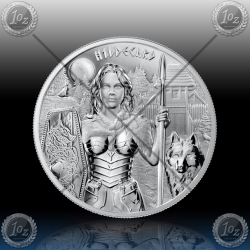 1oz GERMANIA 5 Mark 2022 (VALKYRIES - Hildegard) BU