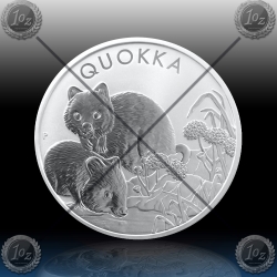 1oz AUSTRALIJA $1 (QUOKKA) 2022 * BU