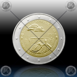 2 EVRO FINSKA 2021 "Åland Islands" UNC