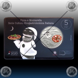 5 EVRO ITALIJA 2020 "PIZZA & MOZARELLA" UNC / FDC