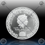 1oz TOKELAU $5 Dollars 2021 (Owls - Northern Pygmy Owl) BU