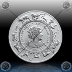 1oz AVSTRALIJA (RAM) 1 Dollar 2022 (LUNAR - Year of the TIGER) BU