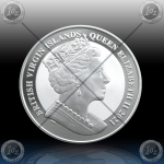 1oz BRITISH VIRGIN ISLANDS 1 Dollar 2021 "PEGASUS" BU
