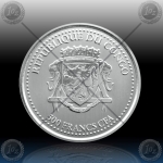 1oz CONGO 5000 Francs CFA "SILVERBACK GORILLA" 2021