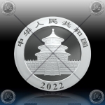 1oz (30g) KITAJSKA "Panda" 10 Yuan 2022 * BU