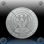 1oz RUANDA 2022 (LUNAR - Year of the Tiger) BU