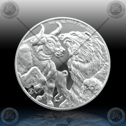 1oz TOKELAU 5 Dollars 2021 ( BULL & BEAR ) BU 1oz TOKELAU 5 Dollars 2021 ( BULL & BEAR ) BU