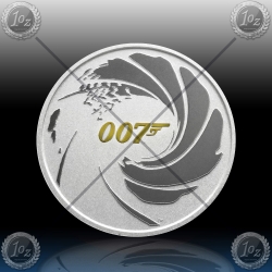 1oz TUVALU $1 Dollar 2021 (JAMES BOND 007) BU 1oz TUVALU $1 Dollar 2021 (JAMES BOND 007) BU