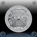 1oz GERMANIA 5 Mark 2023 (VALKYRIES - OSTARA) BU