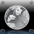 1oz (30g) KITAJSKA "Panda" 10 Yuan 2023 * BU