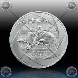 1oz V. BRITANIJA 2 Pounds 2024 (James BOND 007) UNC