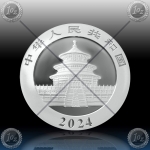 1oz (30g) KITAJSKA "Panda" 10 Yuan 2024 * BU