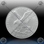 1oz ZDA $1 Dollar 2023 "AMERICAN Silver Eagle" UNC