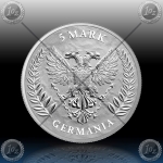1oz GERMANIA 5 Mark 2023 *BU