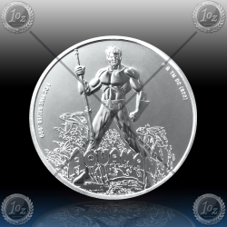 1oz SAMOA 5 Dollars 2023 (Aquaman™) BU