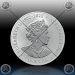 1oz AVSTRALIJA (RAM) 1 Dollar 2023 (Antarctic Territory - EMPEROR PENGUIN) BU