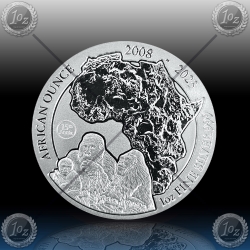 1oz RUANDA 2023 (Privy - MOUNTAIN GORILLA) BU