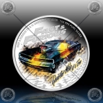 1oz Niue $2 Dollars 2023 (Fast and Furious - Quarter Mile at a Time) PROOF / Color