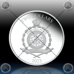 1oz Niue $2 Dollars 2023 (Fast and Furious - Quarter Mile at a Time) PROOF / Color
