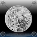 1oz GERMANIA 5 Mark 2024 (VALKYRIES - SOLVEIG) BU